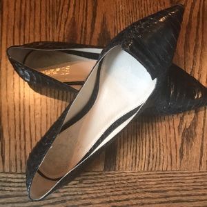 Vince Camuto Snakeskin flats.
